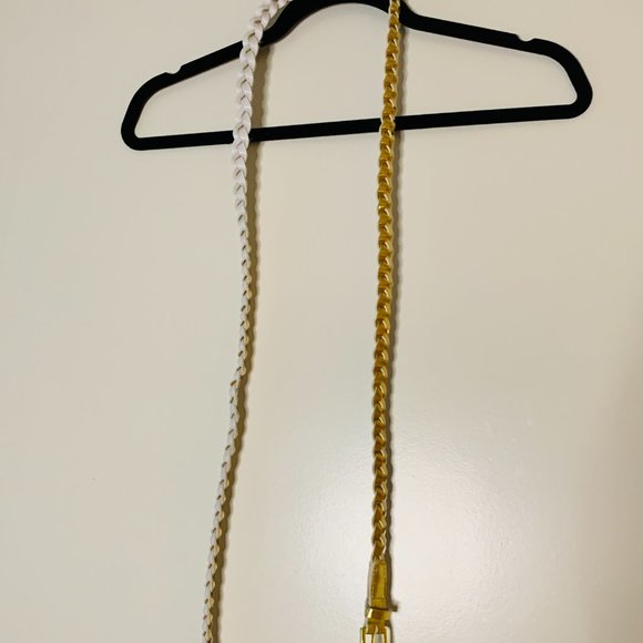 Skinny Gold Braided Belt - Picture 2 of 2